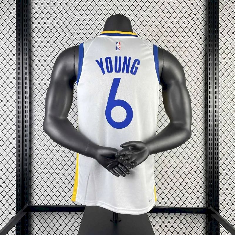 Camisa masculina Nick Young branca da equipe