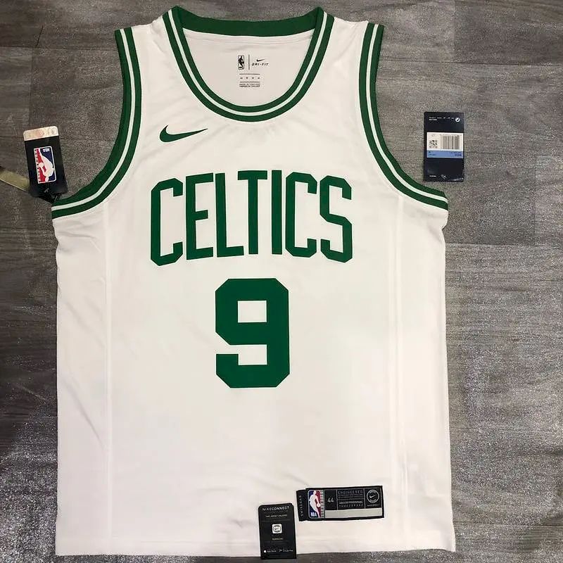 Rajon Rondo White Men’s Player Version Jersey-Association Edition