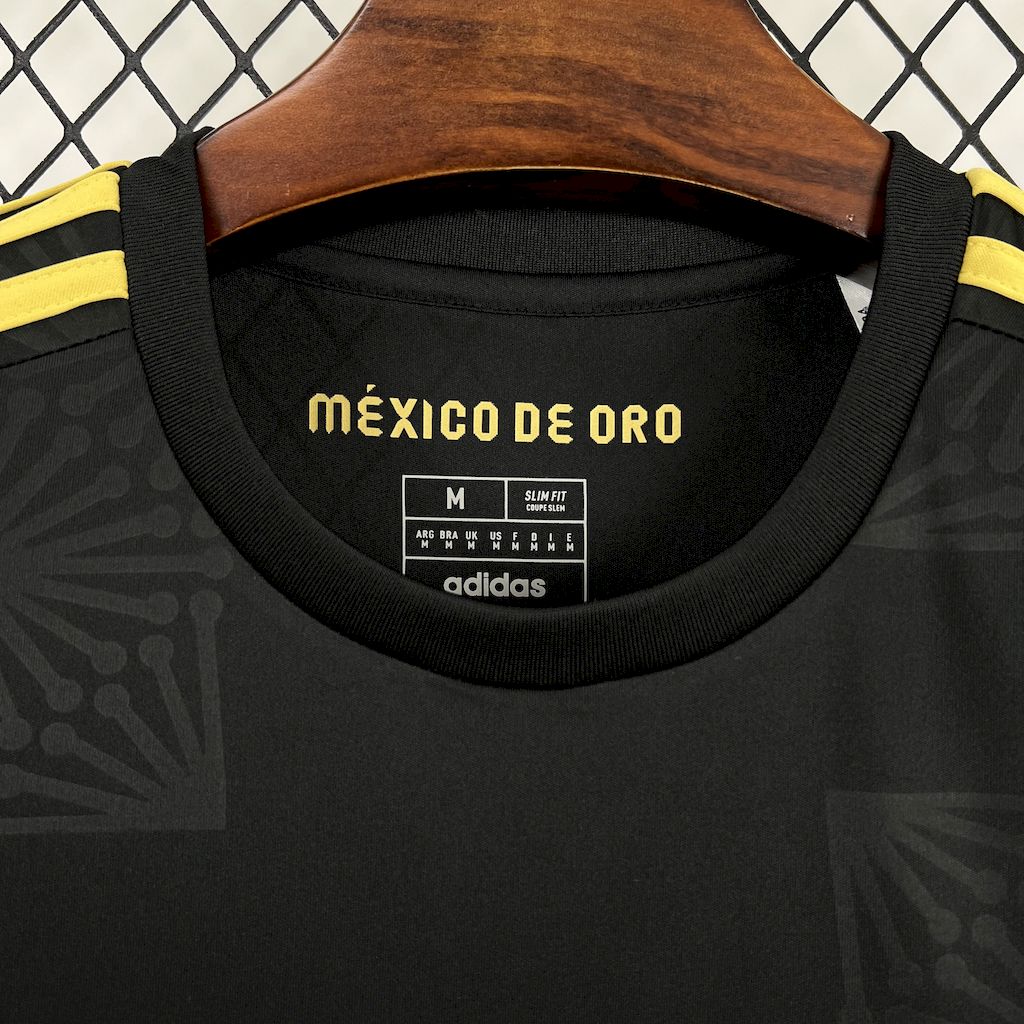 Mexico 2025/26 Gold- Black Womens Jersey