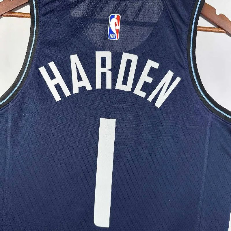 Camisa James Harden Azul Masculina 2024 – Edição City