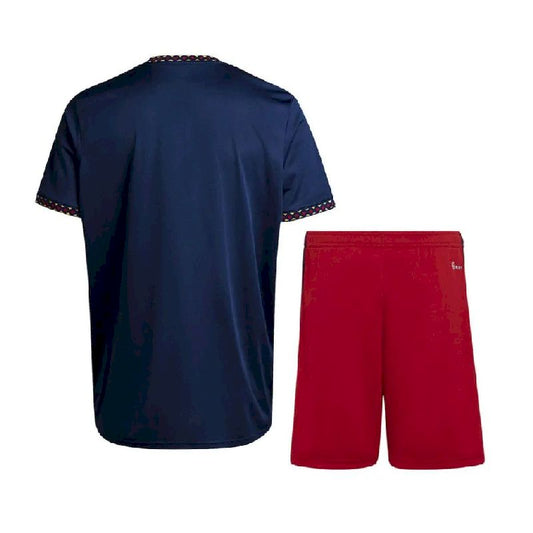 Uniforme reserva infantil do Ajax 2022/23