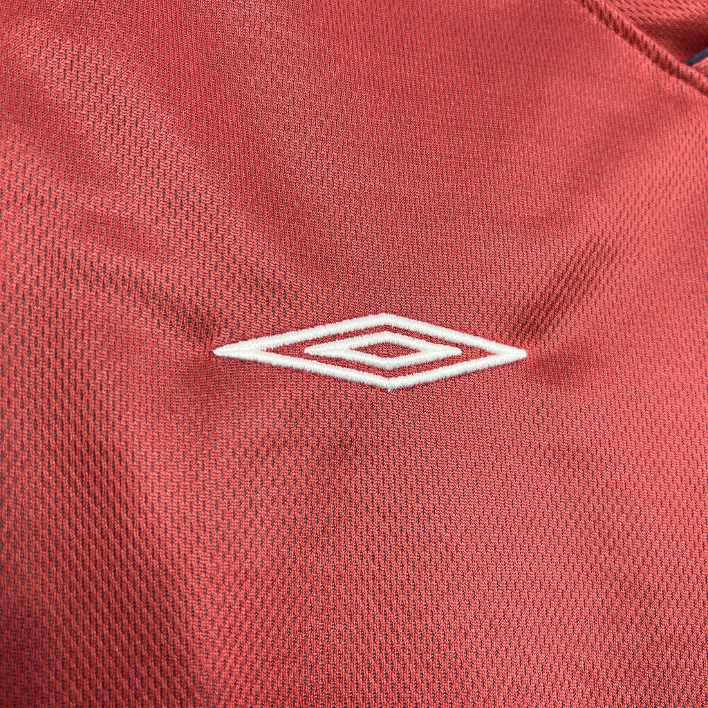 Camisa retrô reserva da Inglaterra de 2002 (frente e verso)