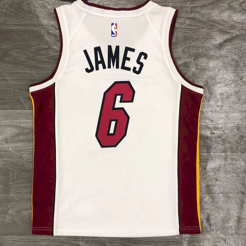 Men’s LeBron James White 2020-21 Swingman Player Version Jersey – Association Edition