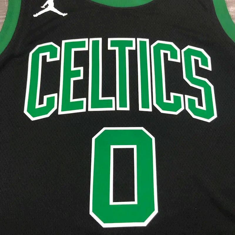 Camisa Masculina Jayson Tatum Preta 2020-21 Swingman Versão Jogador – Edição Statement