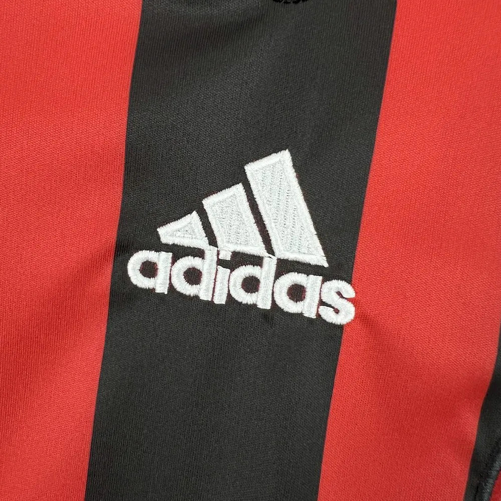 Camisa retrô de mangas compridas do AC Milan 2006/07 Home