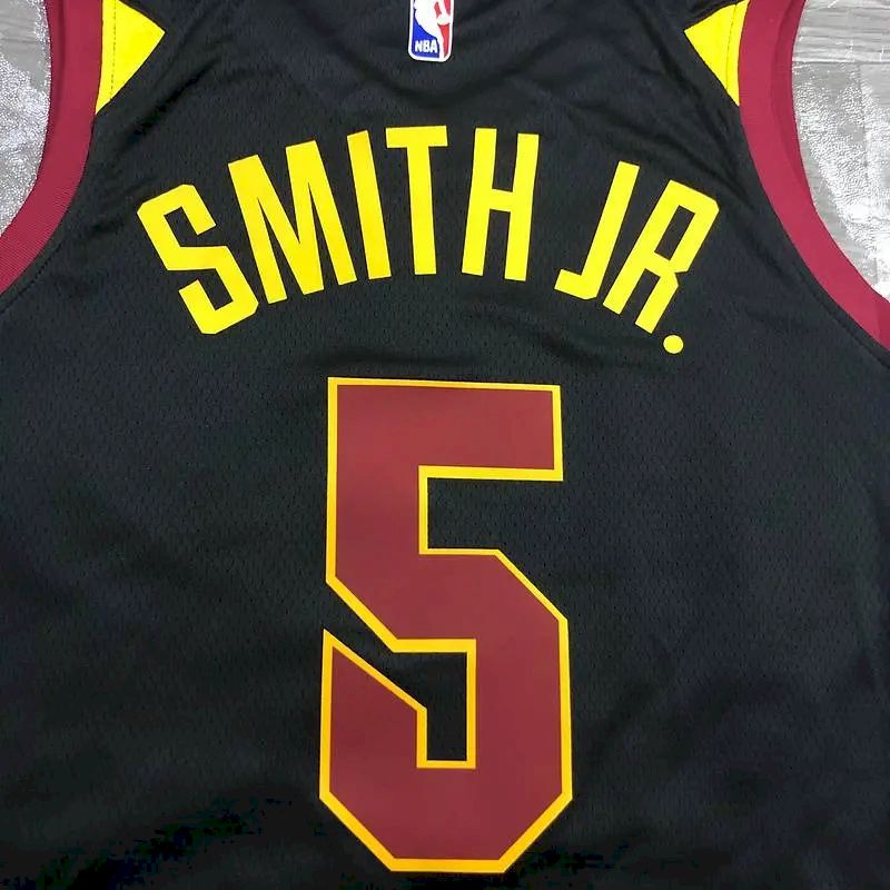 JR Smith Men’s Black Swingman Team Jersey – Statement Edition