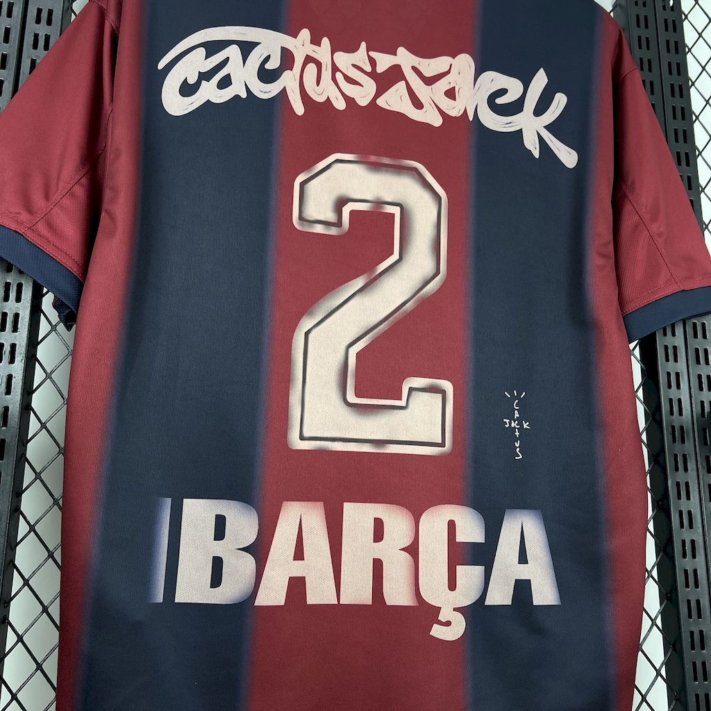 Barcelona 2000/01 Home Retro Skeleton Jersey