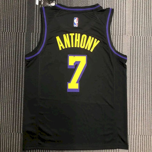 Camisa preta masculina Carmelo Anthony Swingman – Noche Latina