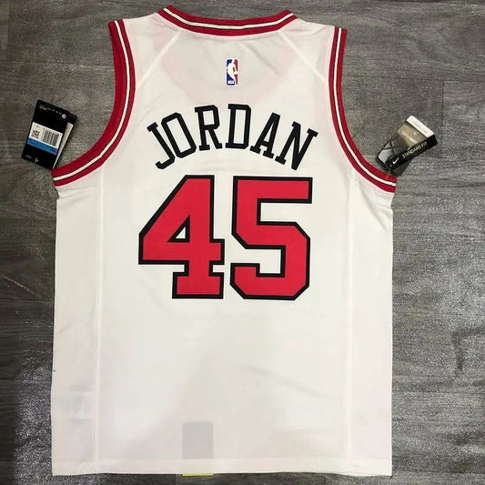 Camisa Michael Jordan Masculina Branca Versão Jogador – Edição Clássica