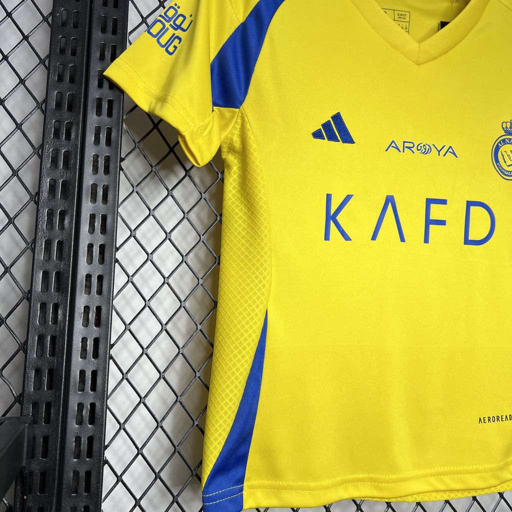 Al-Nassr FC 2024/25 Home Kids Kit