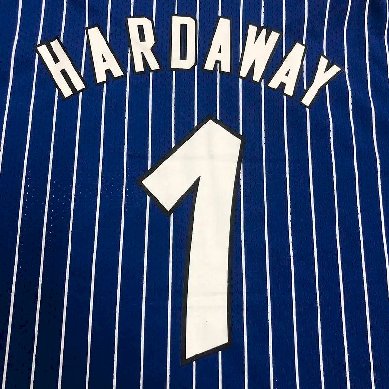 Camisa de jogador azul masculina Anfernee Hardaway – Edição retrô