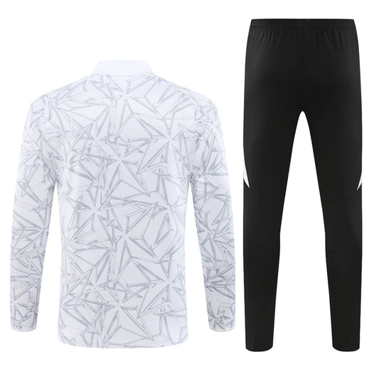 Suéter e calça infantil com zíper médio do Real Madrid 2024/25 14001