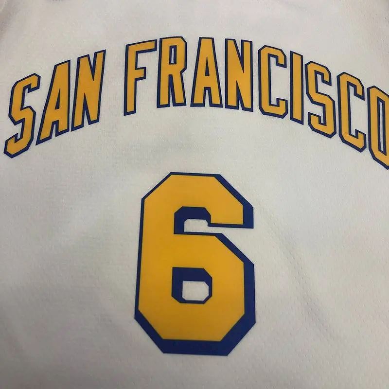 Camisa masculina Nick Young White Player Version – San Francisco Classic Edition
