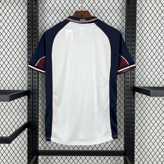 Camisa retrô reserva do West Ham United 1999/01