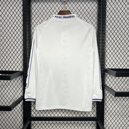 Camisa retrô manga comprida do Real Madrid 1994/96