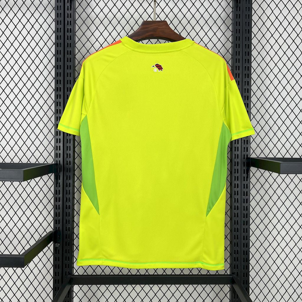Camisa amarela de goleiro Flamengo 2025/26