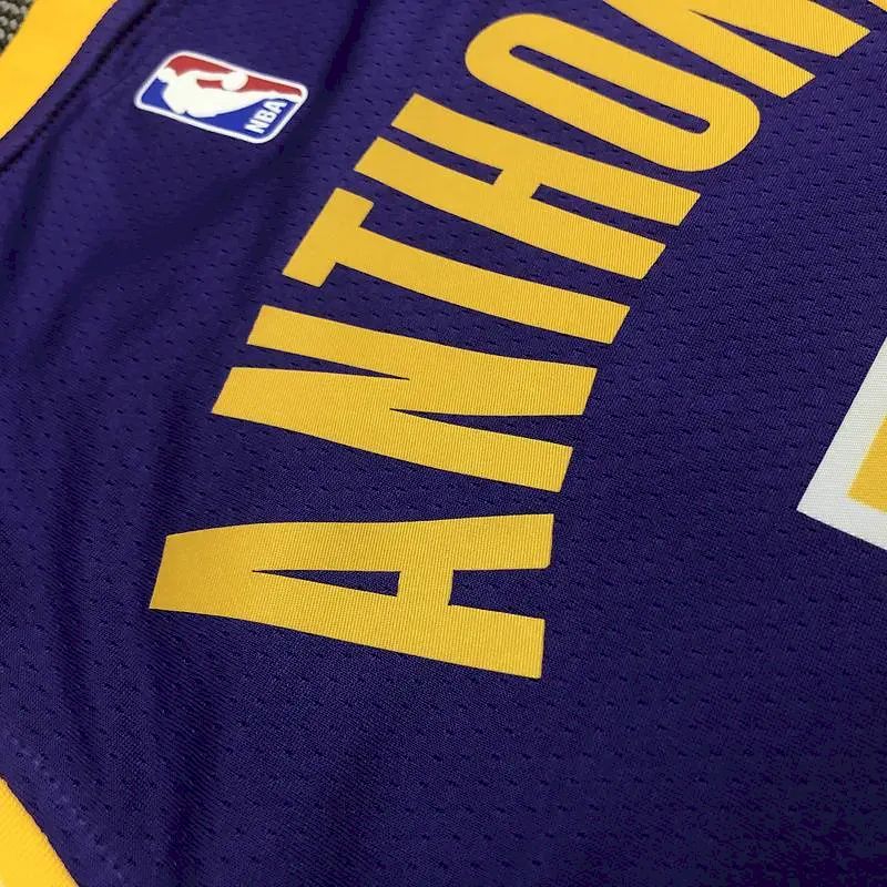 Carmelo Anthony Men’s Purple Swingman Team Jersey – Statement Edition
