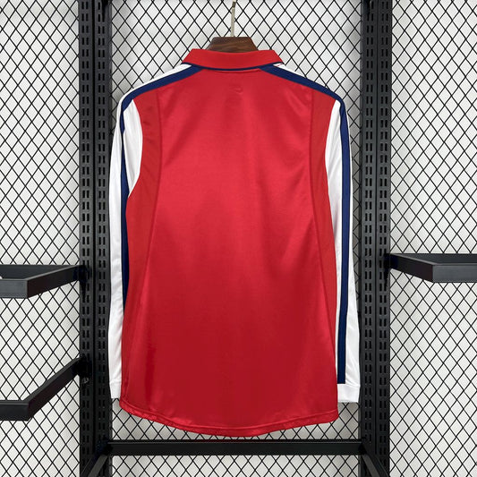 Camisa retrô de mangas compridas do Arsenal 2000/01 Home