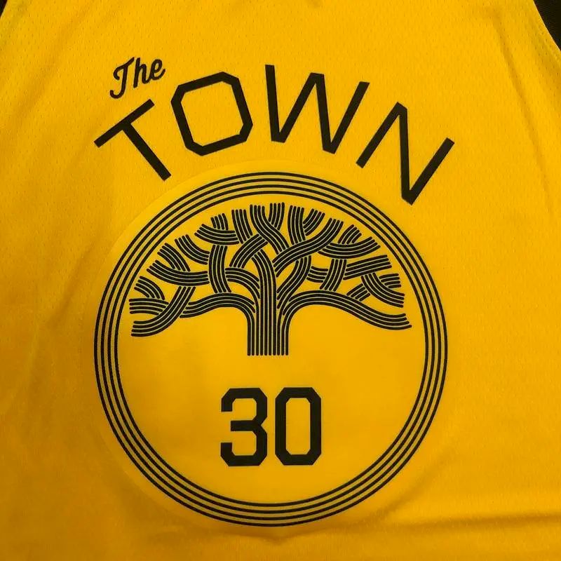 Camisa Stephen Curry Masculina Gola V Amarela Versão Jogador – Edição Statement
