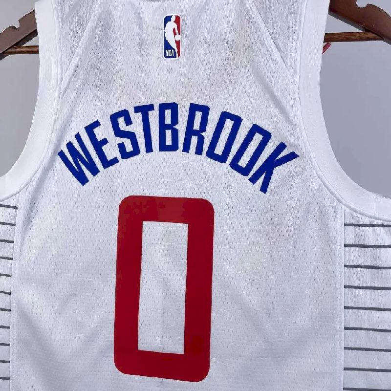 Men’s 2023 Russell Westbrook White Home Team Jersey