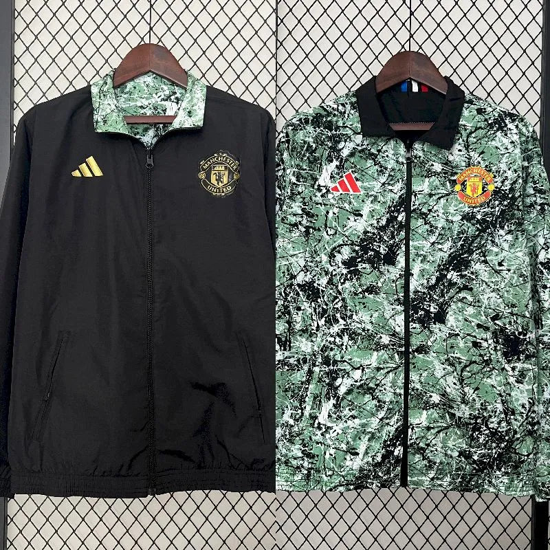 Manchester United 2024-25 Jaqueta corta-vento dupla face