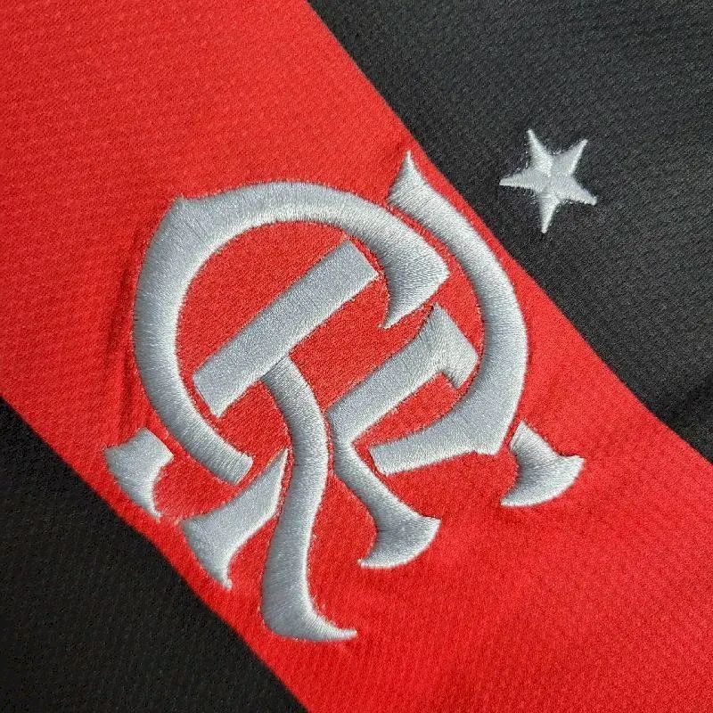 Camisa Flamengo Home 2024/25 Manga Longa