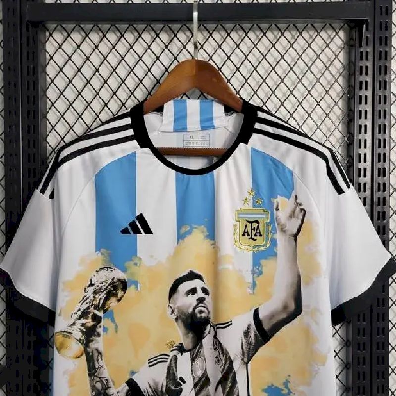 Camisa comemorativa da Argentina para a Copa do Mundo de 2023/24
