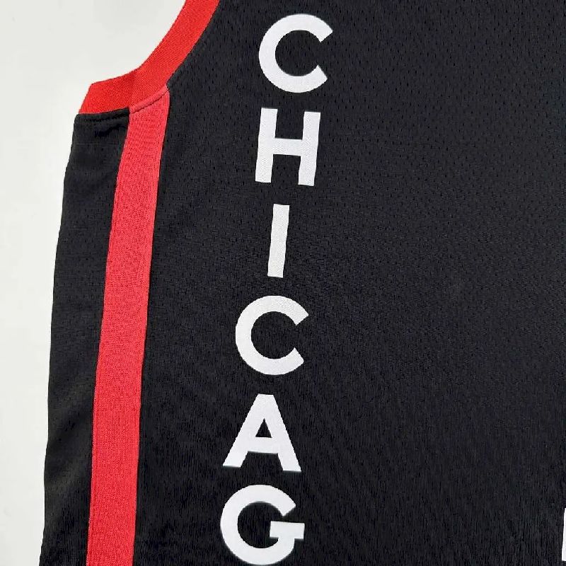 Camisa preta masculina Scottie Pippen 2024 – Edição City