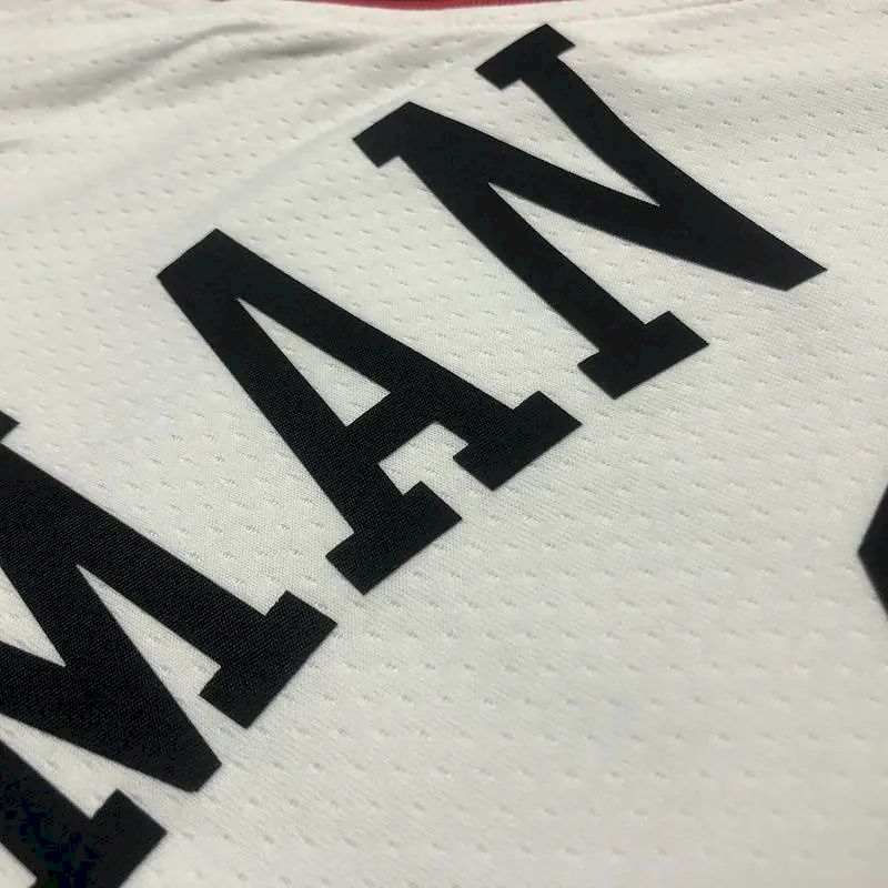 Men’s Dennis Rodman White Team Jersey – 75th Anniversary Edition