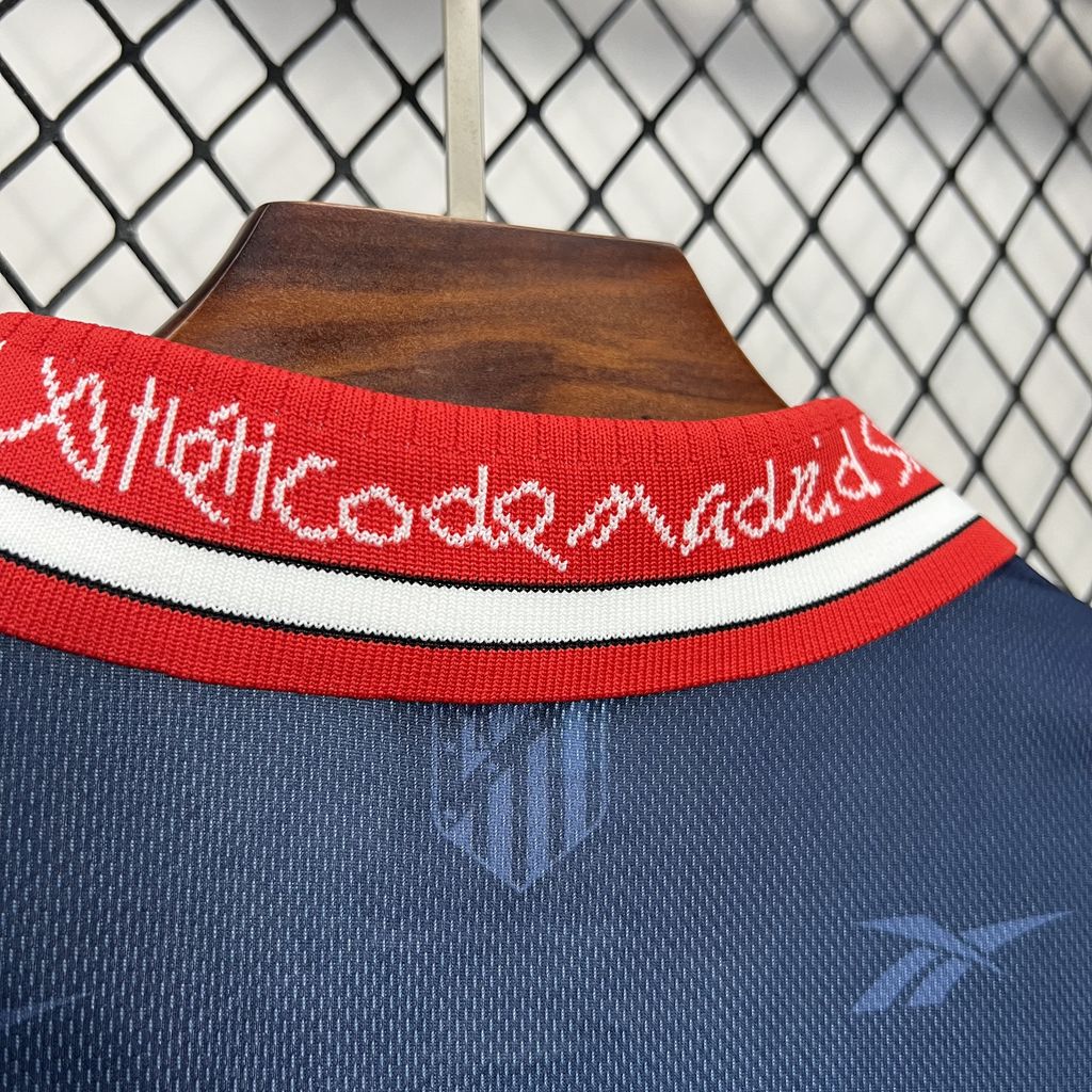 Camisa reserva retrô do Atlético de Madrid 1998/99