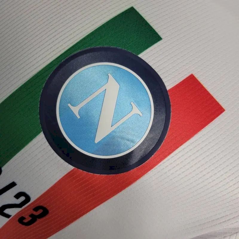 Napoli 2023/24 Champion Edition Jersey Player Version White 3