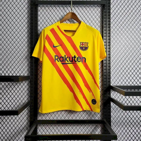 Quarta camisa retrô do Barcelona 2019/20