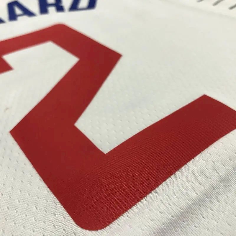 Camisa Kawhi Leonard Branca Masculina – Edição de 75º Aniversário