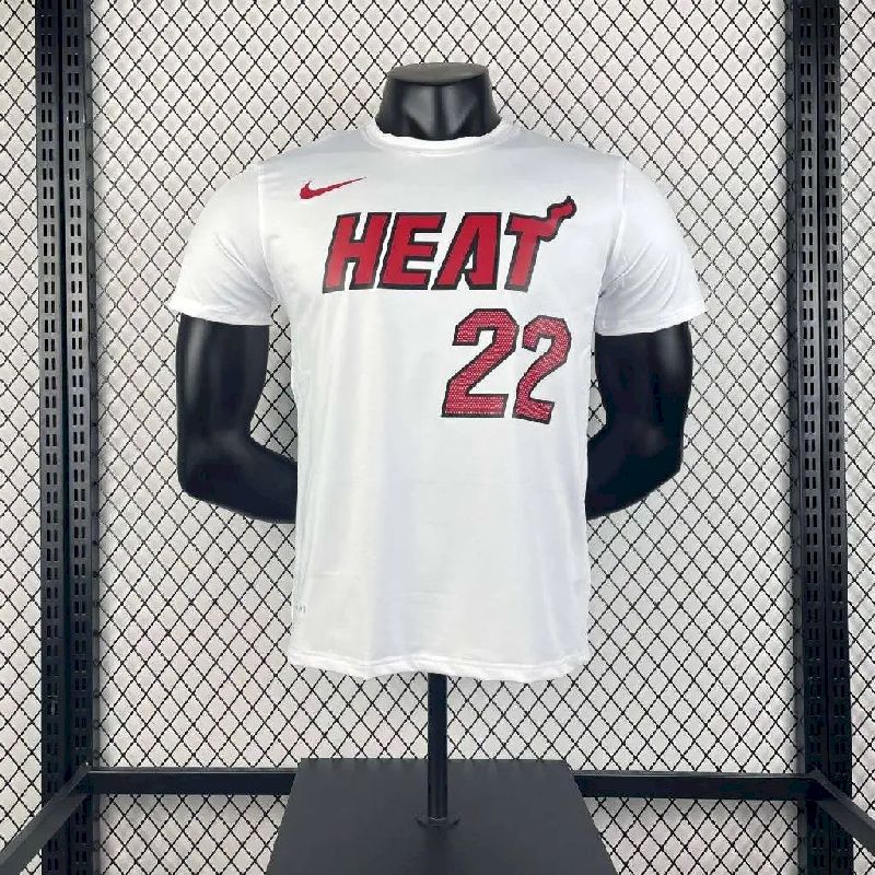 Camiseta masculina Jimmy Butler branca do time