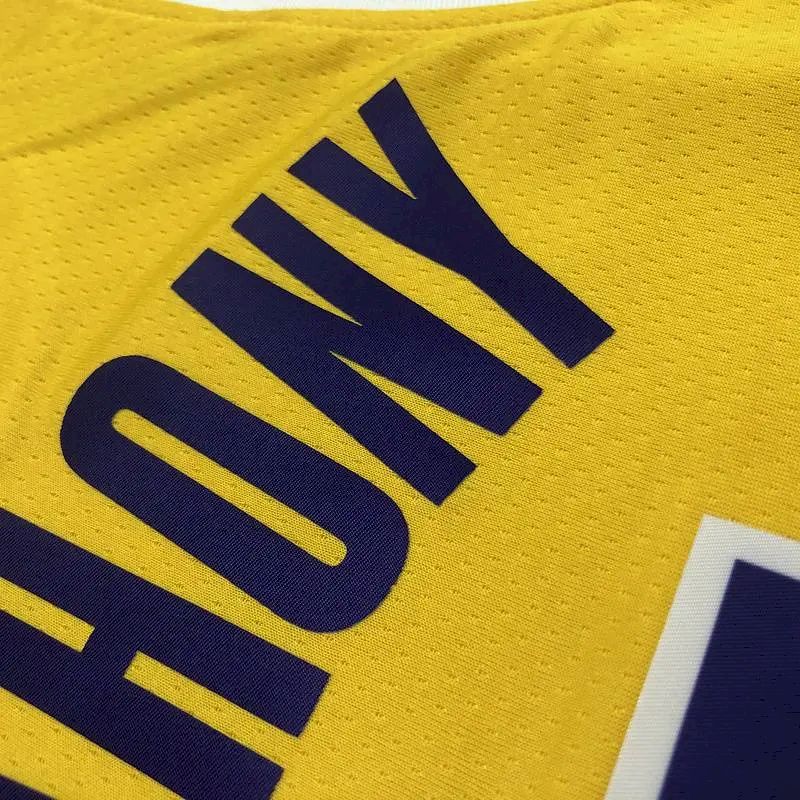 Carmelo Anthony Men’s Yellow Swingman Team Jersey – Icon Edition