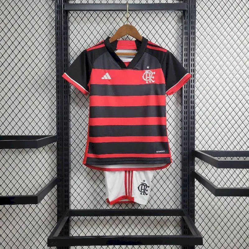 Equipamento Home Infantil do Flamengo 2024/25