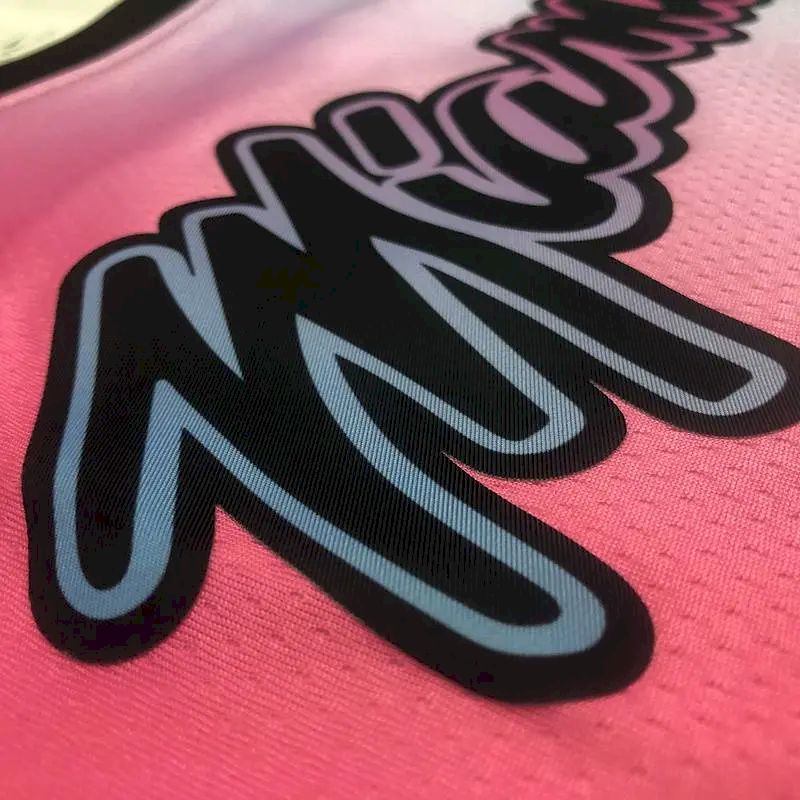 Men’s Dwyane Wade 2020-21 Pink Swingman Player Version Jersey – City Edition