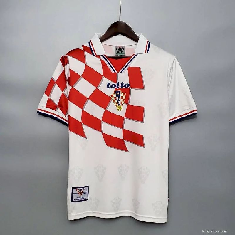 Camisa retrô da Croácia 1998
