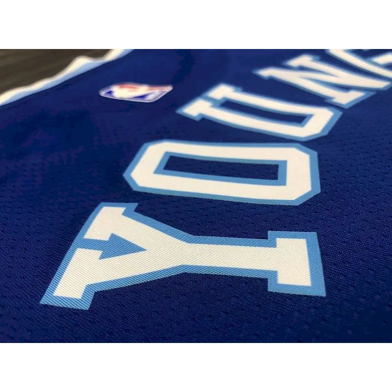 Camisa Nick Young Azul Masculina Versão Jogador – Edição Clássica Retro