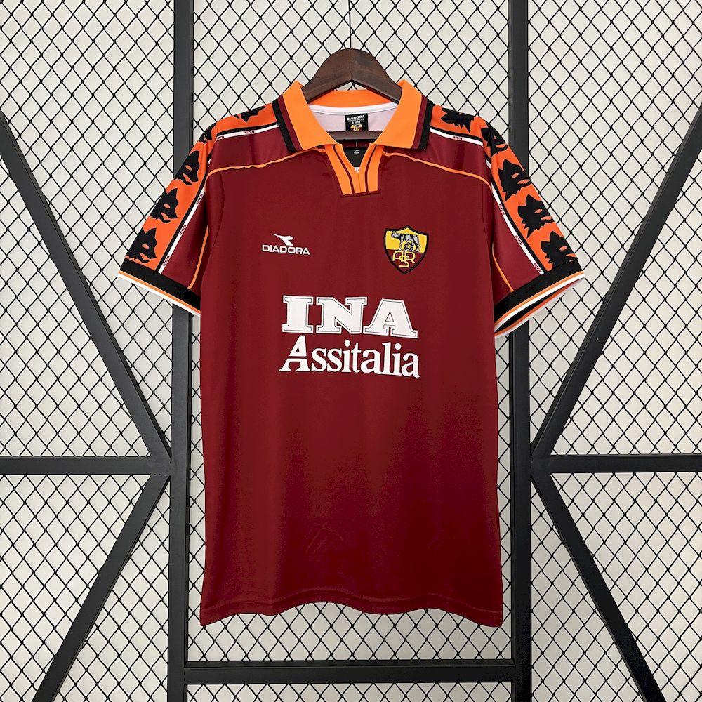 Camisa retrô da AS Roma 1998/99