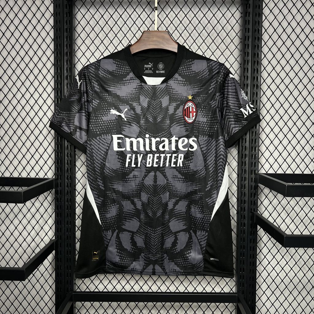 Ac Milan 2024/25 Goalkeeper Jersey Black