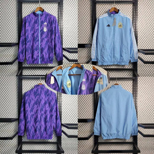 Argentina 2023 Jaqueta Corta-vento Dupla Face