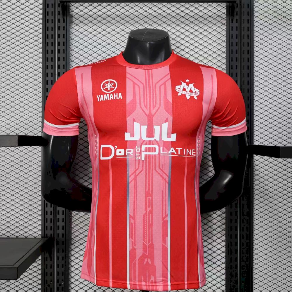 Olympique de Marseille 2025/26 Red Jersey Player Version