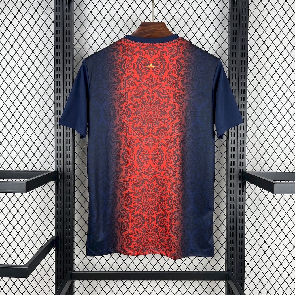 Paris Saint-Germain 2025/26 Campeones De Europa Red And Blue Jersey 2