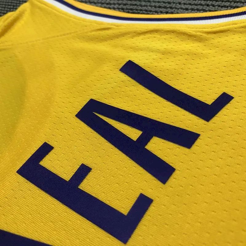 Camisa amarela masculina do time Shaquille O'Neal – Edição de 75º aniversário