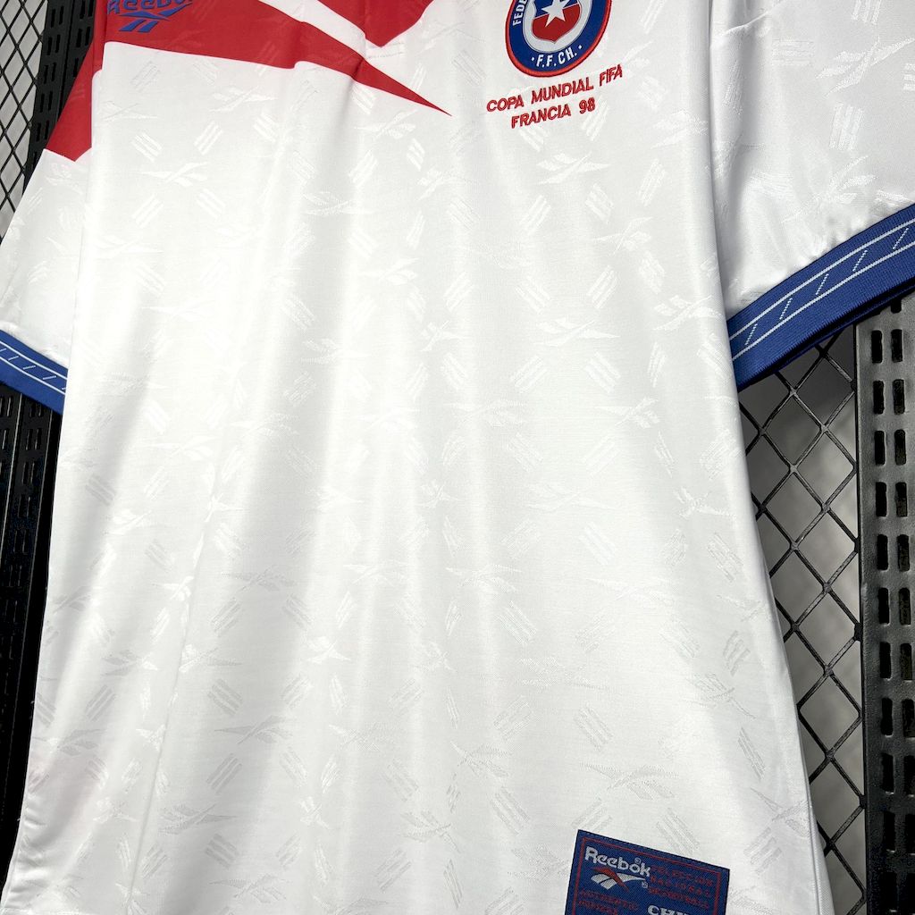 Camisa reserva retrô do Chile 1998