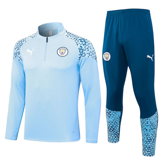 Suéter e calça Manchester City 2023/24 com zíper e meio zíper 815