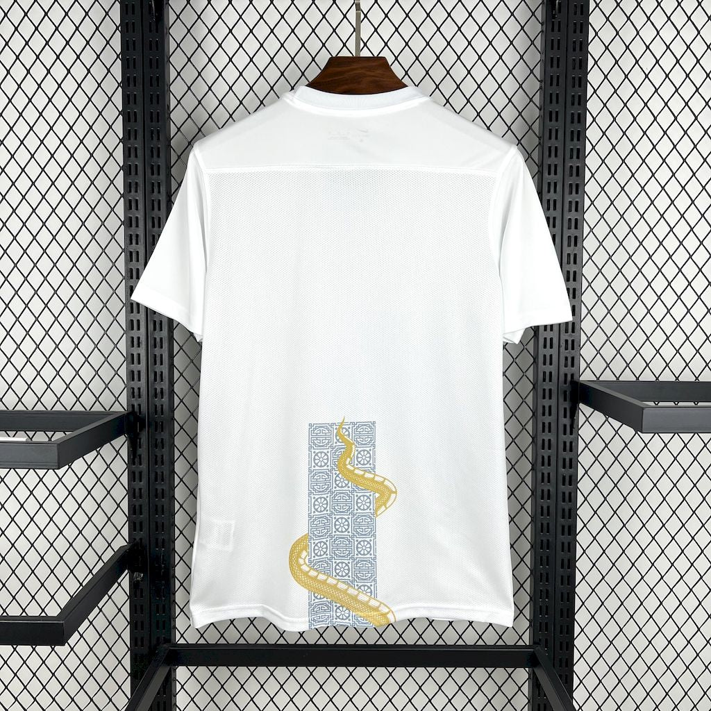 Camisa Tottenham Hotspur 2025/26 Edição Cobra Ouro Branco