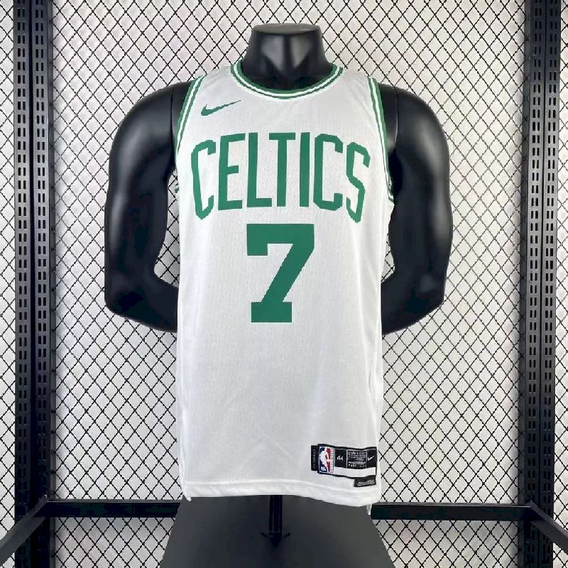 Men’s Jaylen Brown White Team Jersey