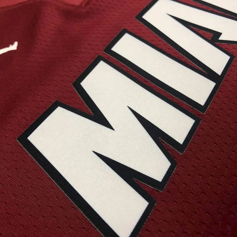 Men’s Dwyane Wade Red 2020-21 Swingman Player Version Jersey – Statement Edition